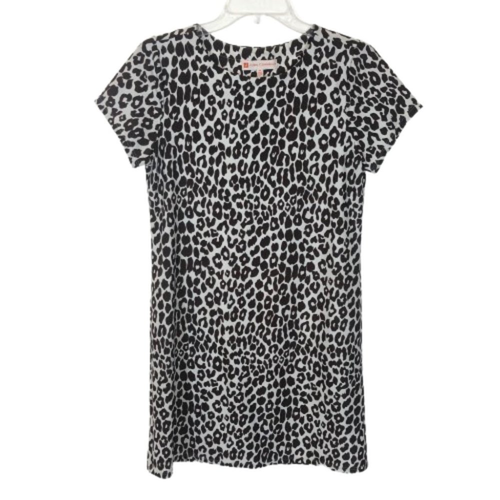 Womens Size XS Jude Connally Brown White Ella Dress in Classic Leopard Print